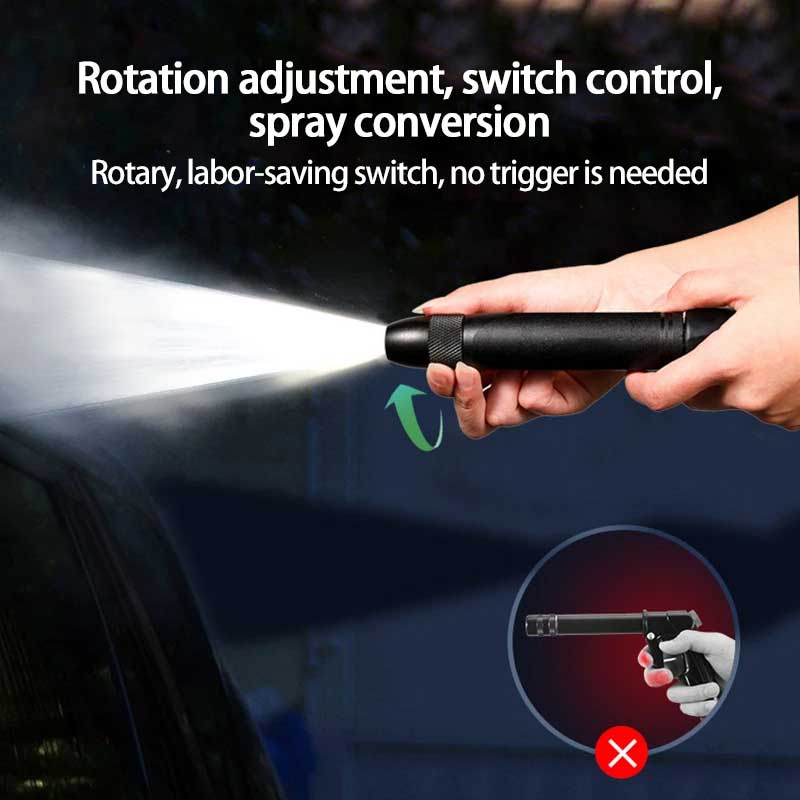 High Pressure Metal Brass Adjustable Nozzle Water Spray Gun For Car Wash And Home Gardening Tool