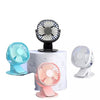 360° Portable Silent Desk Clip Fan USB Rechargeable Mini Fan Office Mute Summer Home Dormitory Electric Fan