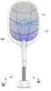 Load image into Gallery viewer, Mosquito Racket Rechargeable Handheld Electric Fly Swatter Mosquito Killer Racket Bat with UV Light Lamp Racket USB Charging Base, Electric- Insect Killer Bat